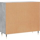  Komoda siva boja betona 90x34x80 cm od konstruiranog drva | shoptok.hr