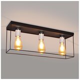  plafonsko svetlo finn 3xE27/15W/230V crna/hrom | Eponuda.com
