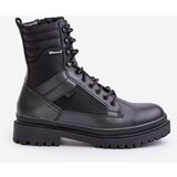 Big Star Leather Trapper Ankle Boots Mens Insulated Big Star Black | shoptok.hr