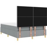  s opruga kutije Svijetlo siva 140 x 200 cm tkanina | shoptok.hr