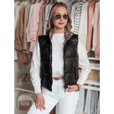DStreet Krótka kamizelka damska dwustronna CHIPUFF czarna | Shoptok.si