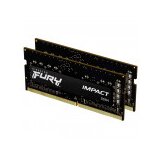 Kingston FURY Impact/DDR4/komplet/32 GB: 2 x 16 GB/SO-DIMM 260-pin/3200 MHz / PC4-25600/unbuffered KF432S20IBK2/32 Cene