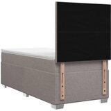  Boxspring krevet s madracem Sivosmeđa 100 x 200 cm Tkanina | shoptok.hr