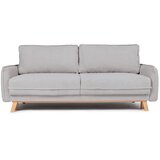 Bonami Selection Svijetlo siva sklopiva/s prostorom za odlaganje sofa od samta 218 cm Tori – Cijene