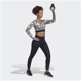 Adidas Majice s kratkimi rokavi W Hyglm Cro Aop Siva | Shoptok.si