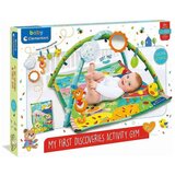 Clemmy Odkrij! Igralna preproga z živalmi in dodatki 61x82cm - baby | Shoptok.si