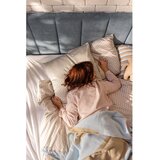 Bonami Selection Modra oblazinjena zakonska postelja s prostorom za shranjevanje z letvenim dnom 160x200 cm Thessa Bold Line – | Shoptok.si