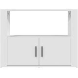  Komoda bijela 80 x 30 x 60 cm od konstruiranog drva | shoptok.hr