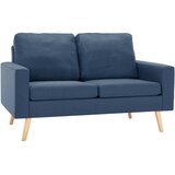  2-dijelni set sofa od tkanine plavi | shoptok.hr