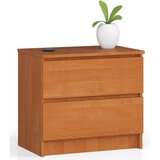 AKORD Nočna Omarica, 2 Predala, Jelša, (5000332020) | Shoptok.si