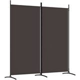 Maison Chic Paravan - Sobne pregrade 2-delni rjav 175x180 cm blago, (22111657) | Shoptok.si