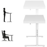 Leader 8.2 Bijeli električni stol 120 cm | shoptok.hr