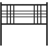  Metalno zamjensko uzglavlje crno 100 cm | shoptok.hr