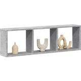 Maison Chic Stenska omarica - Zidna omarica 100x16x30 cm betonsko siva inženirski les iu961, (22063507) | Shoptok.si