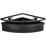 Wenko crna kutna polica za tuš kabinu Molinella, 30 x 9 cm | shoptok.hr