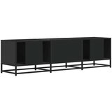 vidaXL TV ormarić crni 150x35x41 cm Konstruirano drvo i metal | shoptok.hr