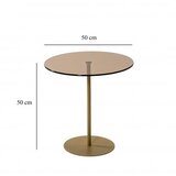 Hanah home Klub sto Chill 50x50x50cm Zlatni | Eponuda.ba