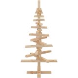  | Drveno božićno drvce | s stalakom prirodno 90 cm Masivna borovina | shoptok.hr