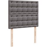  Otomanski okvir kreveta s madracem sivi 120x200cm umjetna koža | shoptok.hr