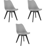 Mark stolica - sive/crne noge x 3 | shoptok.hr