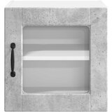  Zidni stakleni ormarić 2 pcs Betonski sivi 40 x 31 x 40 cm | shoptok.hr