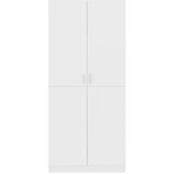  Ormar bijeli 80 x 52 x 180 cm od konstruiranog drva | shoptok.hr