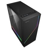Sharkoon Kućište gaming, FLOW, RGB, ATX, 1x120mm fan, Tempered Glass | Eponuda.ba