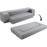 Sklopiva Sofa - Krevet svijetlosiva siva