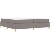  Krevetna konstrukcija Sivo-smeđa 200 x 200 cm tkanina | shoptok.hr
