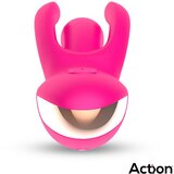 Action Antony Triple Function Double Tapping & Finger Wiggling Vibrator Pink | Shoptok.si