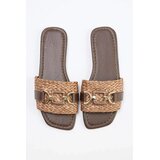 Trendyol Shoes ženske papuče Takss26Te00028, smeđe Cene