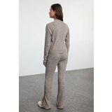 Trendyol Mink Zippered Knitwear Bottom-Top Set | Eponuda.ba