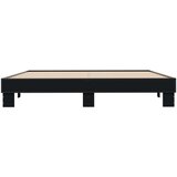  Okvir za krevet crni 180 x 200 cm konstruirano drvo i metal | shoptok.hr