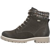 Remonte Gležnarji z vezalkami temno siva | Shoptok.si