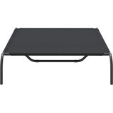  Povišeni krevet za pse crni 130x80x20 cm Oxford tkanina i čelik | shoptok.hr