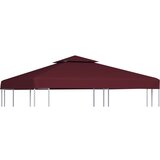  Pokrov za sjenicu s 2 razine 310 g/m² 3 x 3 m bordo | shoptok.hr
