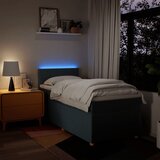  Krevet s oprugama i madracem plavi 100 x 200 cm od tkanine | shoptok.hr