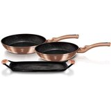 Shumee set granitne poneve + plošča berlinger haus metallic line rose gold BH-1669, (21237430) Cene