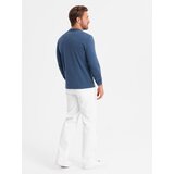 Ombre Men's collegiate style printed longsleeve - blue | shoptok.hr