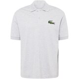 Lacoste Majica siva / zelena / bela | Shoptok.si