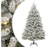 vidaXL Umjetno božićno drvce Zelena i bijela 300 cm PVC i metal | shoptok.hr