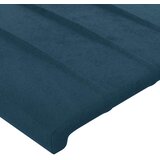  LED uzglavlje tamnoplavo 93x16x78/88 cm baršunasto | shoptok.hr