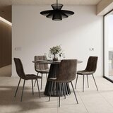 Bessagi Home Stol Ria, Rjava | Shoptok.si