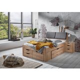 Mömax nočna omarica maxi, barva hrasta | Shoptok.si