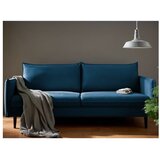 Ropez Tamno plava baršunasti sofa 203 cm Juli – | shoptok.hr