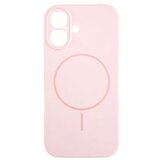 silikonska maska magsafe lux za iphone 16/ puder roze