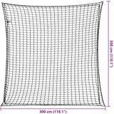  Mreža za prikolicu s elastičnim užetom crna 3 x 3 m PP | Eponuda.com