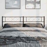  Metalno zamjensko uzglavlje crno 180 cm | shoptok.hr
