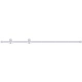  Komplet za klizna vrata 183 cm čelični bijeli | shoptok.hr