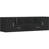  The Living Store Kotna omarica črna 160x40x45 cm iverna plošča - Kotna Omarica, (21496467) | Shoptok.si